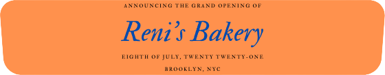 Reni's Bakery